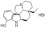 CAS 登录号：206196-96-5, 白坚木碱-17-醇单氢溴酸盐
