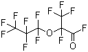 structure of CAS# 2062-98-8, 2-(全氟丙氧基)全氟丙酰氟