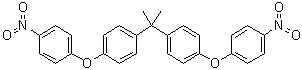 CAS # 20653-11-6, 2,2-Bis[4-(4-nitrophenoxy)phenyl]propane, 4,4'-(Propane-2,2-diyl)bis((4-nitrophenoxy)benzene)