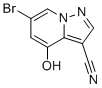 structure of CAS# 2068065-16-5, 6-溴-4-羟基吡唑并[1,5-A]吡啶-3-甲腈