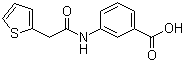 CAS # 206983-05-3, 3-(2-Thiophen-2-ylacetylamino)benzoic acid