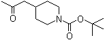 structure of CAS# 206989-54-0, tert-Butyl 4-(2-oxopropyl)piperidine-1-carboxylate