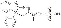 CAS # 20701-77-3, Aminopentamide sulfate, 4-(dimethylamino)-2,2-diphenylpentanamide,sulfuric acid