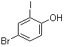 CAS # 207115-22-8, 2-Iodo-4-bromophenol, 4-Bromo-2-iodophenol