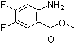 structure of CAS# 207346-42-7, 2-氨基-4,5-二氟苯甲酸甲酯