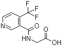 structure of CAS# 207502-65-6, N-[[4-(三氟甲基)-3-吡啶基]羰基]甘氨酸