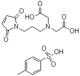 CAS # 207613-07-8, N-(Carboxymethyl)-N-[3-(2,5-dihydro-2,5-dioxo-1H-pyrrol-1-yl)propyl]glycine mono(4-methylbenzenesulfonate)