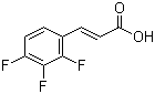 structure of CAS# 207742-85-6, 2,3,4-三氟肉桂酸