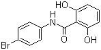 CAS # 20788-07-2, Resorantel, N-(4-Bromophenyl)-2,6-dihydroxybenzamide