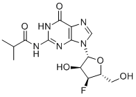 structure of CAS# 2080404-20-0, N2-异-丁酰基-3'-脱氧-3'-氟鸟苷