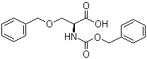 structure of CAS# 20806-43-3, N-苄氧羰基-O-苄基-L-丝氨酸