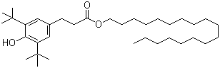 CAS # 2082-79-3, Octadecyl 3-(3,5-di-tert-butyl-4-hydroxyphenyl)propionate, 3,5-Bis(1,1-dimethylethyl)-4-hydroxybenzenepropanoic acid octadecyl ester
