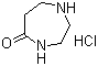 structure of CAS# 208245-76-5, 1,4-二氮杂-5-环庚酮盐酸盐