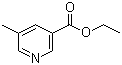 CAS # 20826-02-2, Ethyl 5-methylnicotinate, 5-Methylnicotinic acid ethyl ester, 5-Methylpyridine-3-carboxylic acid ethyl ester