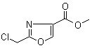 Methyl 2-(chloromethyl)-1,3-oxazole-4-carboxylate molecular structure (CAS 208465-72-9)