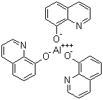 CAS # 2085-33-8, 8-Hydroxyquinoline aluminum salt, Aluminium tris(quinolin-8-olate)
