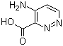 structure of CAS# 20865-29-6, 4-氨基哒嗪-3-羧酸