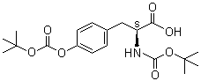 N,O-Bis[(1,1-dimethylethoxy)carbonyl]-L-tyrosine molecular structure (CAS 20866-48-2)