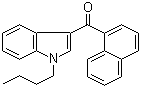 structure of CAS# 208987-48-8, 1-Butyl-3-(1-naphthoyl)indole