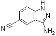structure of CAS# 20925-62-6, 3-氨基-1H-吲唑-5-甲腈