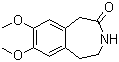 CAS # 20925-64-8, 7,8-Dimethoxy-1,3,4,5-tetrahydrobenzo[d]azepin-2-one, 1,3,4,5-Tetrahydro-7,8-dimethoxy-2H-3-benzazepin-2-one