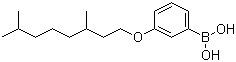 structure of CAS# 209347-66-0, 3-(3,7-Dimethyloctyloxy)benzeneboronic acid