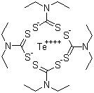 Ethyl tellurac  molecular structure (CAS 20941-65-5)
