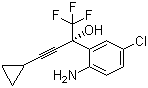 CAS 登录号：209414-27-7, (S)-1-(2-氨基-5-氯苯基)-1-三氟甲基-3-环丙基-2-丙炔-1-醇