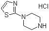 CAS # 209733-13-1, 1-(2-Thiazolyl)piperazine hydrochloride