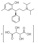 CAS # 209747-05-7, (R)-Tolterodine L-tartrate