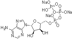 CAS # 20978-32-9, Adenosine 5'-(tetrahydrogen triphosphate) trisodium salt, 5'-ATP trisodium salt, Trisodium 5'-ATP