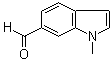 structure of CAS# 21005-45-8, 1-甲基-1H-吲哚-6-甲醛