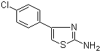 2-Amino-4-(4-chlorophenyl)thiazole molecular structure (CAS 2103-99-3)