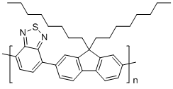 CAS # 210347-52-7, 9,9-Dioctylfluorene-2,1,3-benzothiadiazole copolymer, F8BT, PFBT, PFO-BT 15