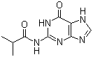 N-(6,7-Dihydro-6-oxo-1H-purin-2-yl)-2-methylpropanamide molecular structure (CAS 21047-89-2)