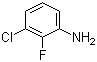 3-Chloro-2-fluoroaniline molecular structure (CAS 2106-04-9)