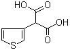 structure of CAS# 21080-92-2, 3-噻吩丙二酸
