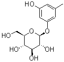 Orcinol glucoside molecular structure (CAS 21082-33-7)