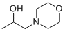 N-(2-Hydroxypropyl)morpholine molecular structure (CAS 2109-66-2)