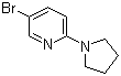 structure of CAS# 210963-93-2, 5-溴-2-(吡咯烷-1-基)吡啶