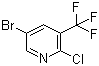 structure of CAS# 211122-40-6, 5-溴-2-氯-3-(三氟甲基)吡啶