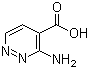 structure of CAS# 21141-03-7, 3-氨基哒嗪-4-羧酸
