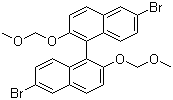 (R)-(+)-6,6'-Dibromo-2,2'-bis(methoxymethoxy)-1,1'-binaphthalene molecular structure (CAS 211560-97-3)