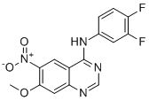 CAS # 2119689-75-5, Dacomitinib Impurity SFXJ, N-(3,4-Difluorophenyl)-7-methoxy-6-nitroquinazolin-4-amine (Dacomitinib Impurity)