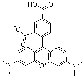 CAS # 212389-93-0, 9-(2,4-Dicarboxyphenyl)-3,6-bis(dimethylamino)xanthylium inner salt