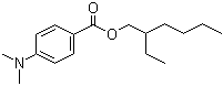 structure of CAS# 21245-02-3, 2-Ethylhexyl 4-dimethylaminobenzoate