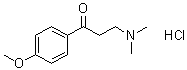 CAS # 2125-49-7, beta-(Dimethylamino)-4'-methoxypropiophenone hydrochloride, 3-Dimethylamino-1-(4-methoxyphenyl)-1-propanone hydrochloride, NSC 692750