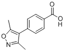 structure of CAS# 212515-76-9, 4-(3,5-Dimethylisoxazol-4-yl)benzoic acid