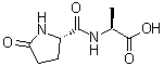 CAS # 21282-08-6, 5-Oxo-L-prolyl-L-alanine, L-Pyroglutamyl-L-alanine, L-Pyrrolidonecarboxyl-L-alanine