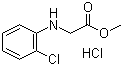 structure of CAS# 212838-70-5, D-(-)-2-Chlorophenylglycine methyl ester hydrochloride